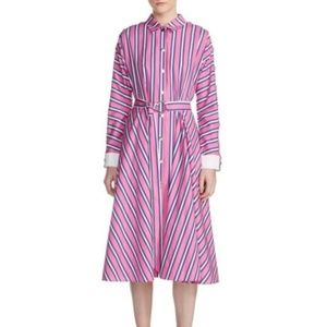 Maje Stripe Renali Midi Shirt Dress- NWT